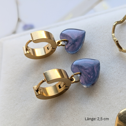 Elegantes Schmuckset mit echten Blumen – 3-teilig & handgefertigt
