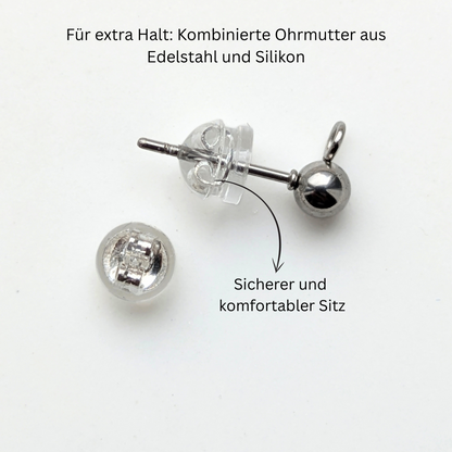 Elegantes Schmuckset mit echten Blumen & Süßwasserperlen – 3-teilig & handgefertigt